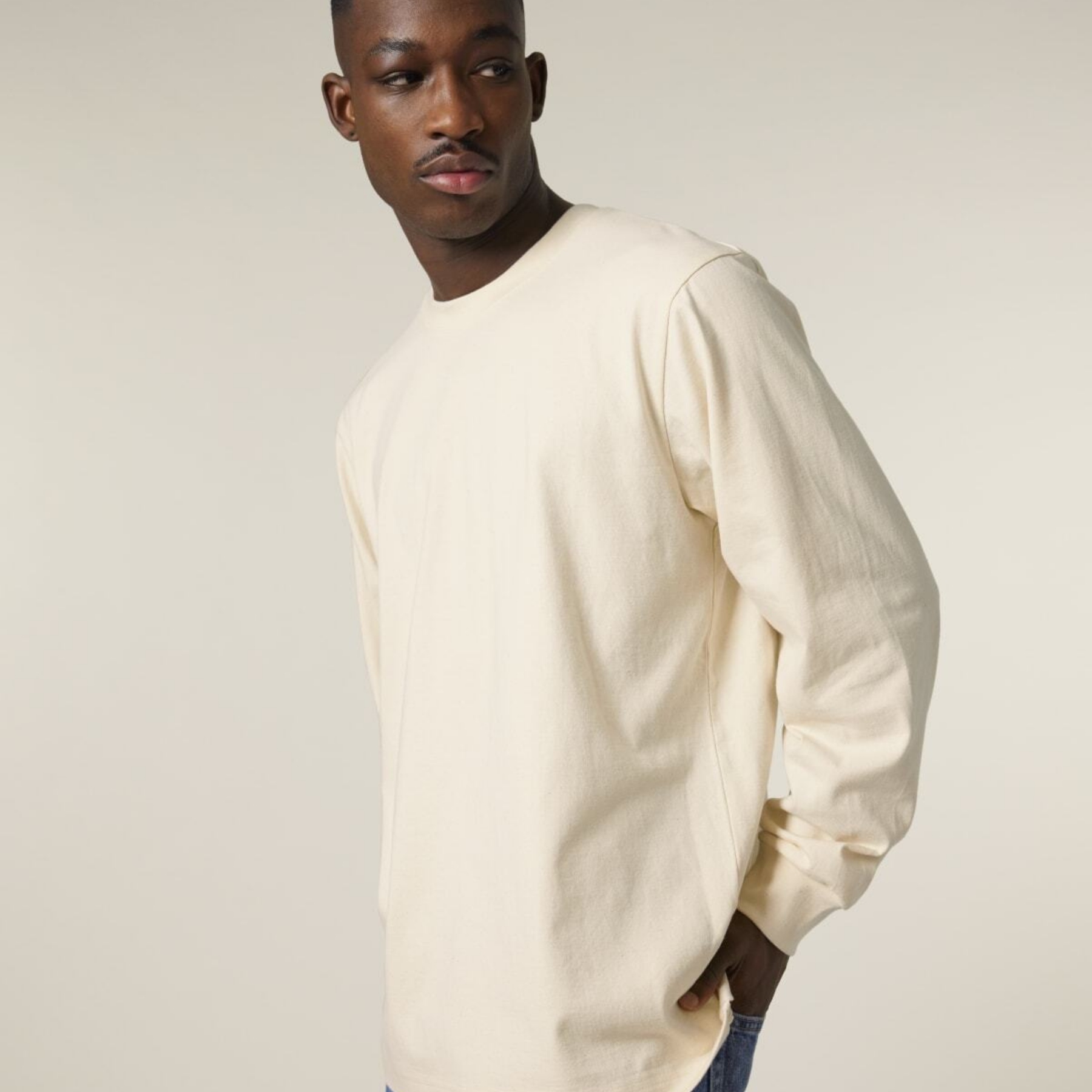 Freestyler Long Sleeve Natural Raw Studio Front Main 0