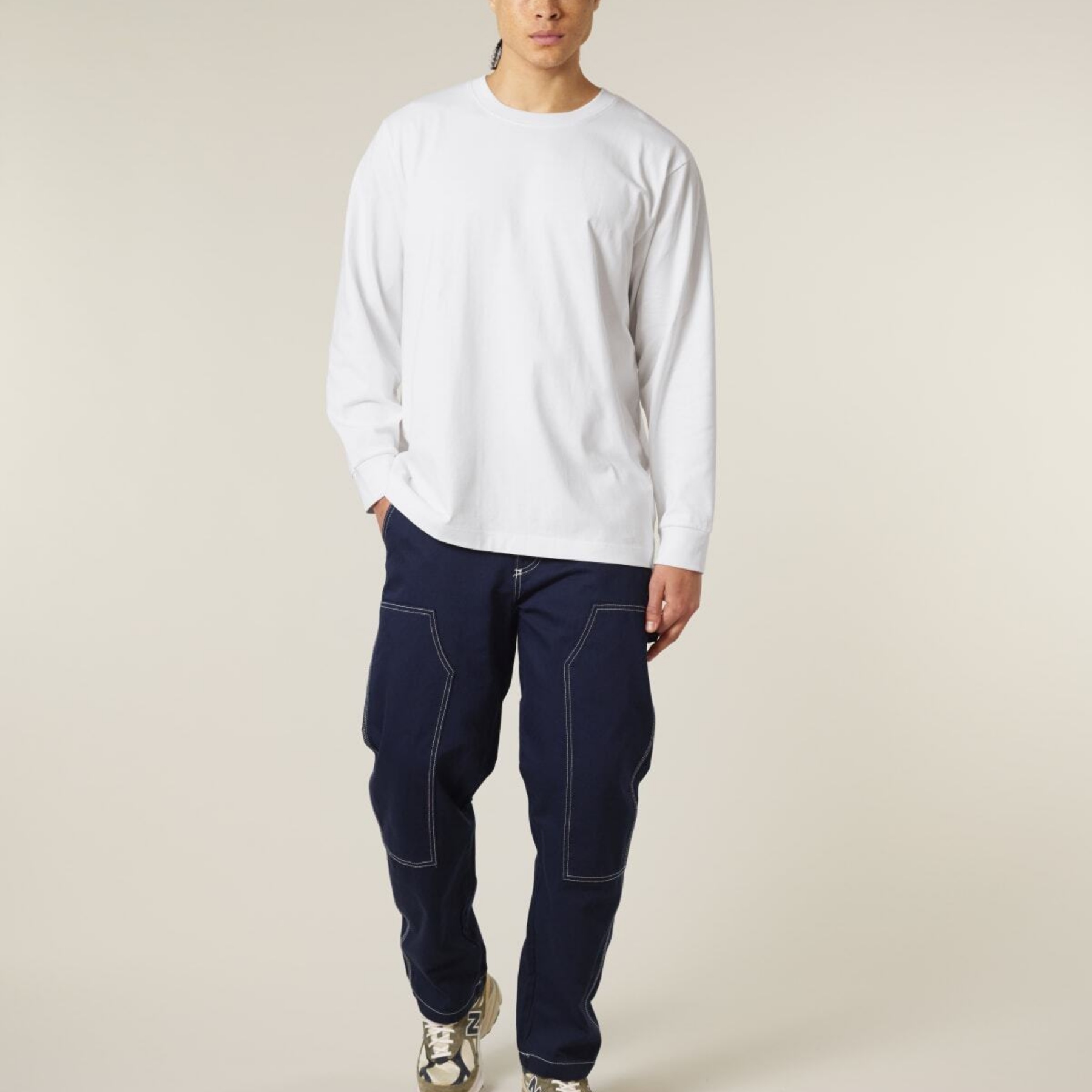 Freestyler Long Sleeve White Studio Front Main 0