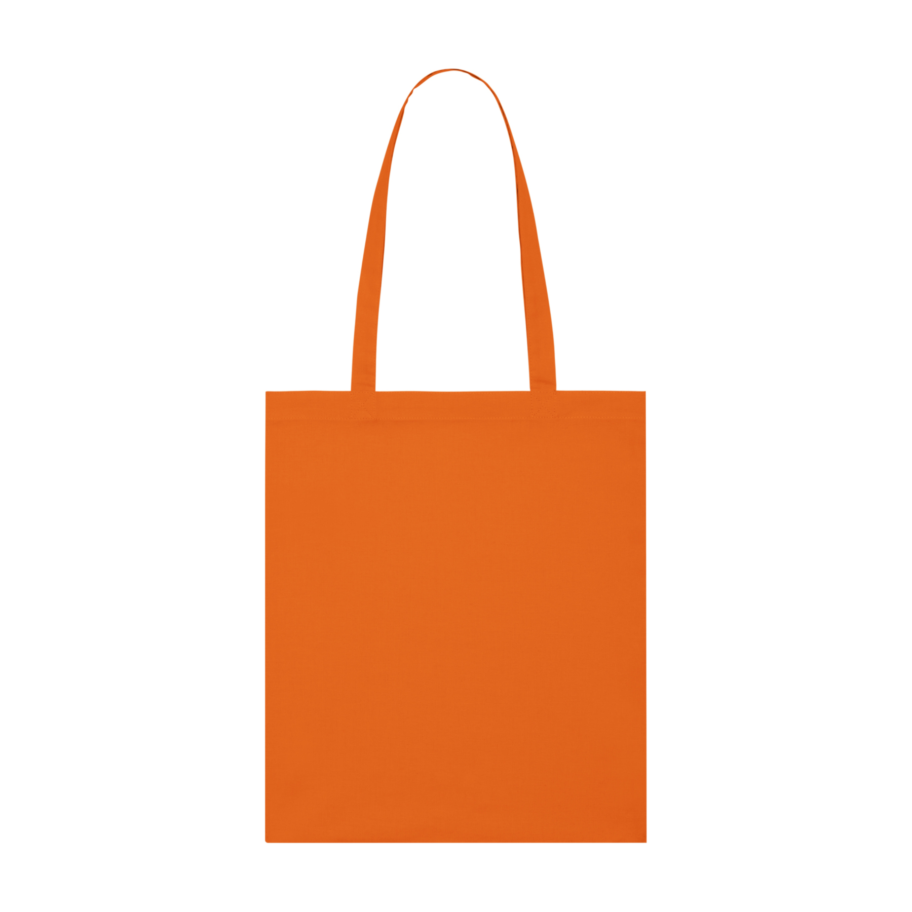 Light Tote Bag Bright Orange Packshot Back Main 0