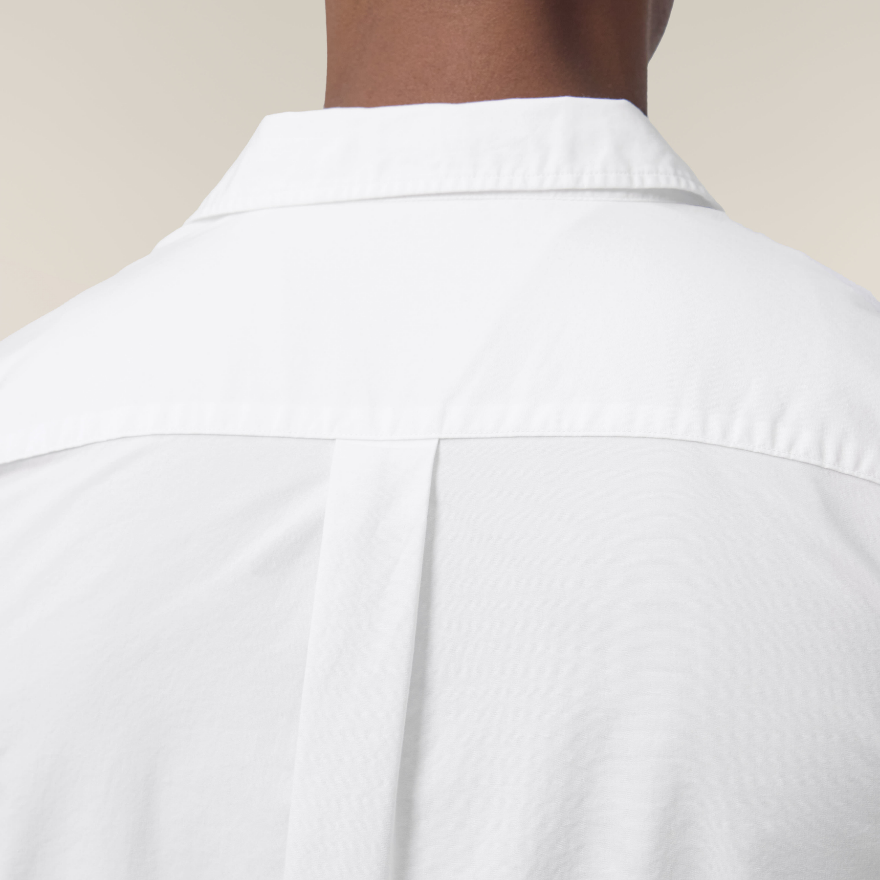 Stanley Styler Shirt White Studio Front Detail 4