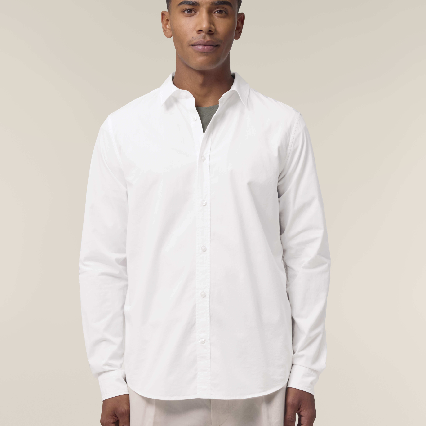 Stanley Styler Shirt White Studio Front Main 1