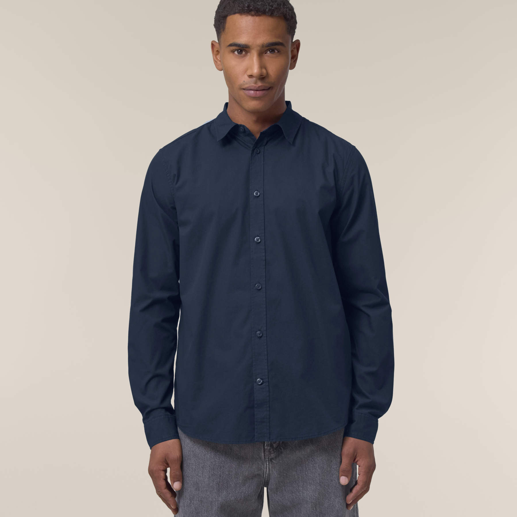 Stanley Styler Shirt French Navy Studio Front Main 1
